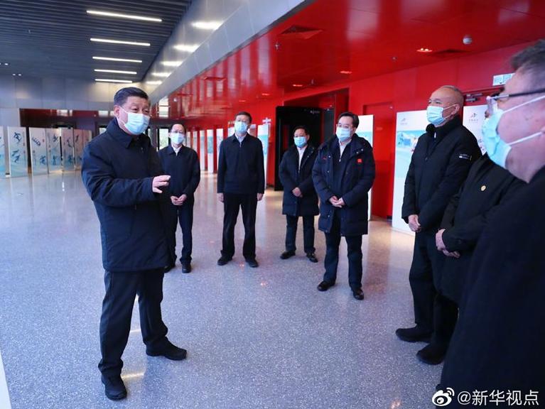 習近平考察北京冬奧會、冬殘奧會籌辦工作